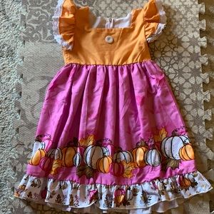 Fall pumpkins dress